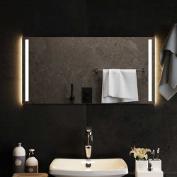 Lustro łazienkowe z LED, 80x40 cm