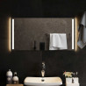 Lustro łazienkowe z LED, 80x40 cm