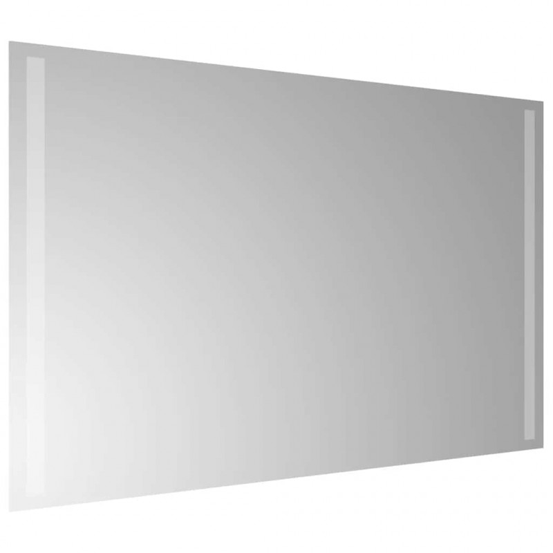 Lustro łazienkowe z LED, 80x50 cm