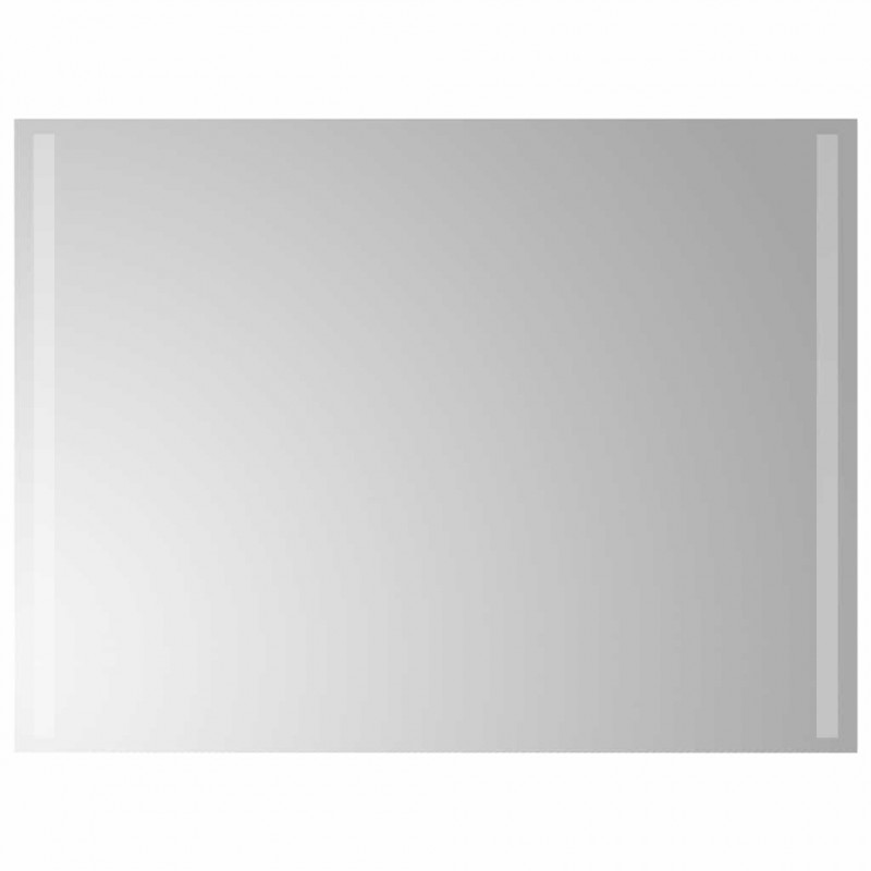 Lustro łazienkowe z LED, 80x60 cm
