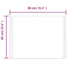 Lustro łazienkowe z LED, 80x60 cm