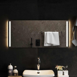 Lustro łazienkowe z LED, 90x40 cm