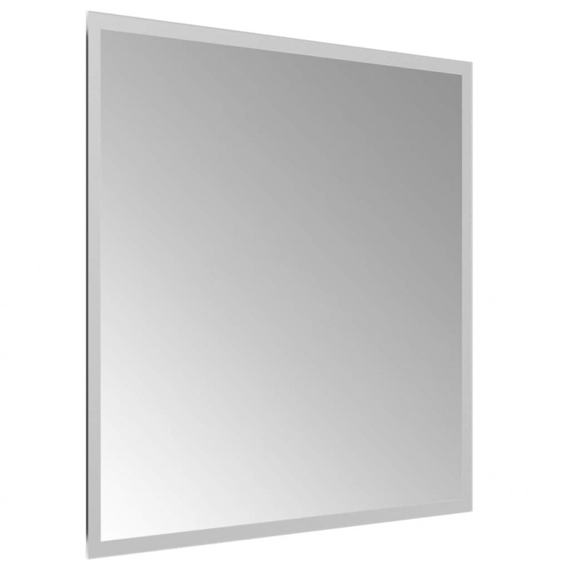 Lustro łazienkowe z LED, 50x50 cm