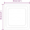 Lustro łazienkowe z LED, 30x30 cm