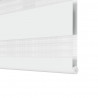Roleta w pasy (80 x 150 cm) biała