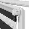 Roleta Zebra 80 x 150 cm Czarna