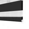Roleta Zebra 120 x 175 cm czarna