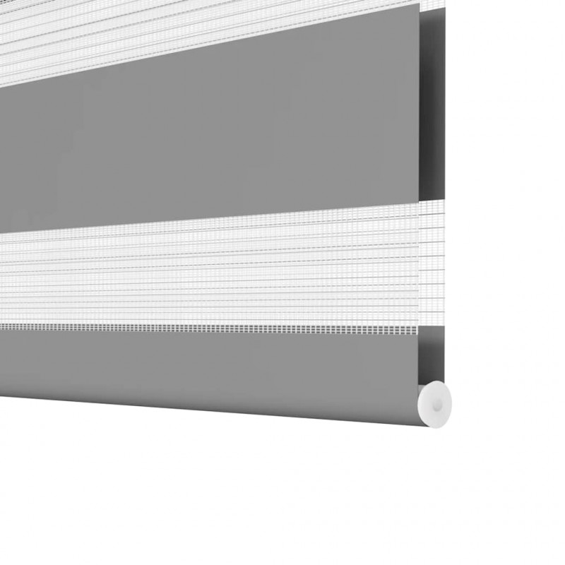 Roleta Zebra 140 x 175 cm Szara