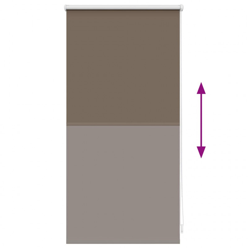 Roleta przeciwsłoneczna 40 x 100 cm Kawowa