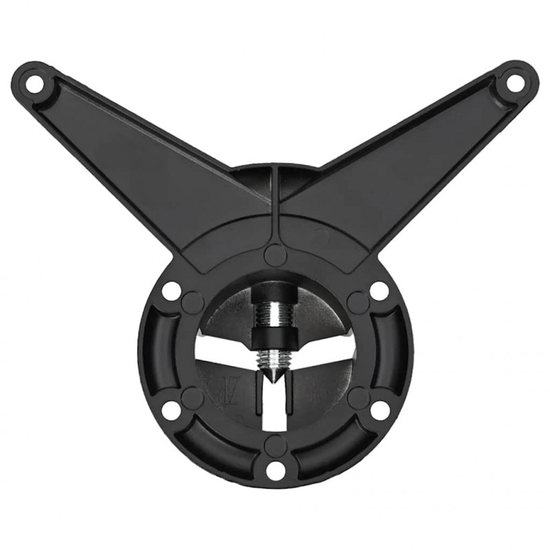 4 Nogi do stołu z regulacją wysokości Czarne 710 mm