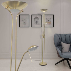 Lampa podłogowa LED, przyciemniana, 23 W