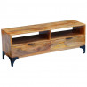 Szafka pod telewizor z drewna mango, 120 x 35 x 45 cm