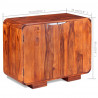 Szafka z litego drewna sheesham, 75 x 35 x 60 cm