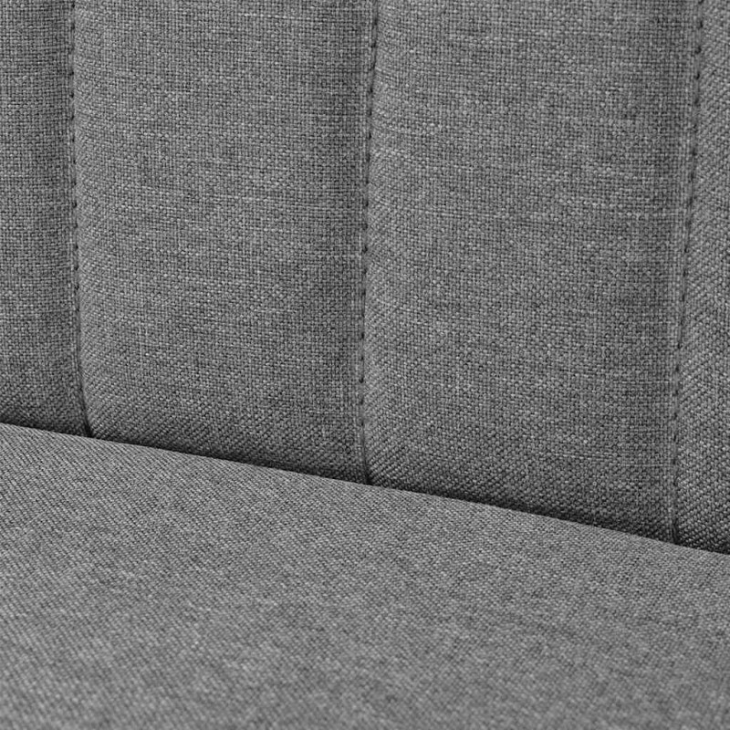 Sofa 117x55,5x77 cm, jasnozielony materiał