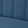Sofa 117x55,5x77 cm, niebieski materiał