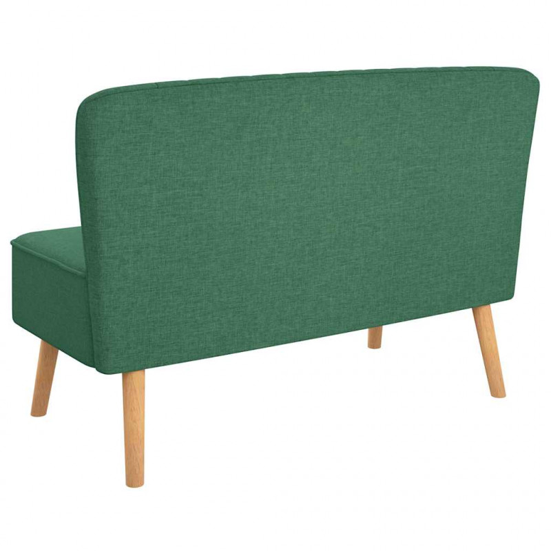 Sofa 117x55,5x77 cm, zielony materiał