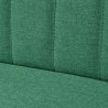 Sofa 117x55,5x77 cm, zielony materiał