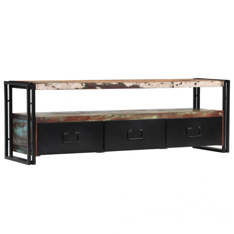 Szafka pod TV z drewna odzyskanego, 120 x 30 x 40 cm