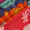 Puf modułowy, 3-osobowy, patchwork, tkanina