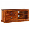 Szafka pod telewizor, lite drewno sheesham, 90 x 30 x 40 cm