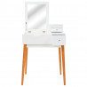 Toaletka z lustrem, MDF, 60 x 50 x 86 cm