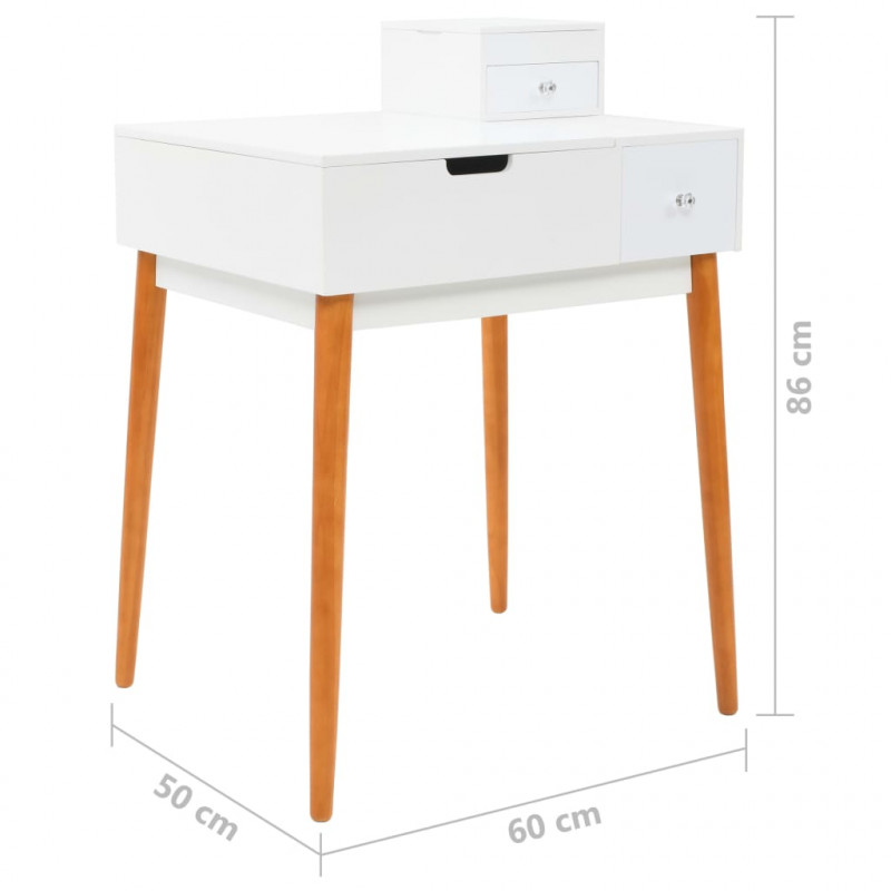 Toaletka z lustrem, MDF, 60 x 50 x 86 cm