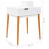 Toaletka z lustrem, MDF, 60 x 50 x 86 cm