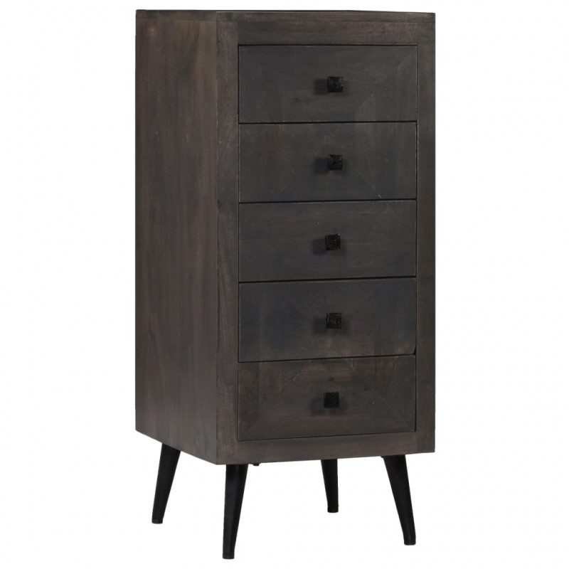 Szafka z litego drewna mango, 40 x 40 x 91 cm
