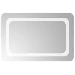 Lustro łazienkowe z LED, 60x40 cm