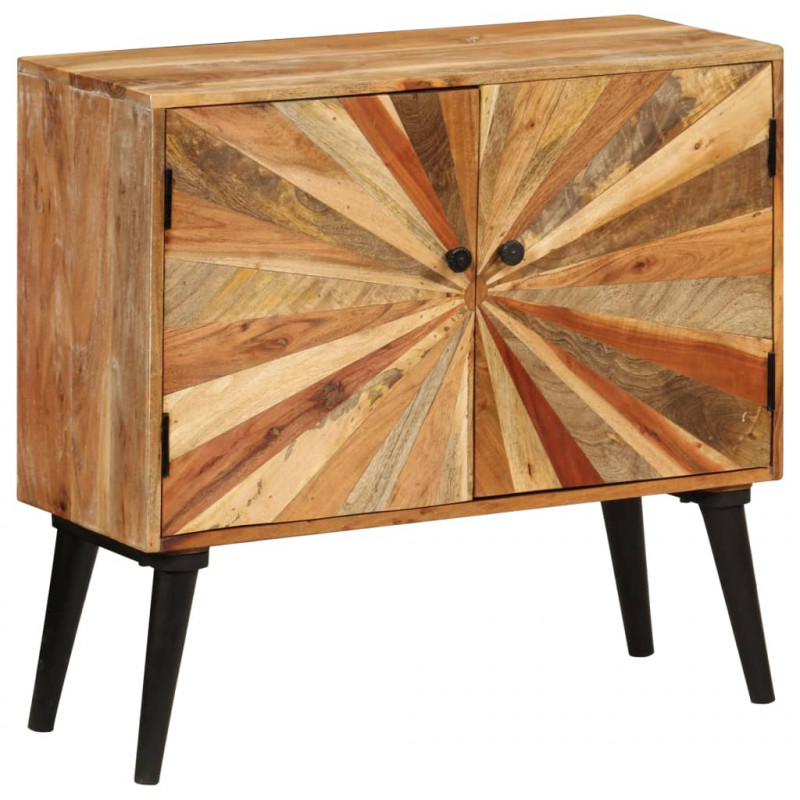 Szafka z litego drewna mango, 85 x 30 x 75 cm
