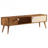 Szafka pod telewizor, 140x30x40 cm, lite drewno sheesham