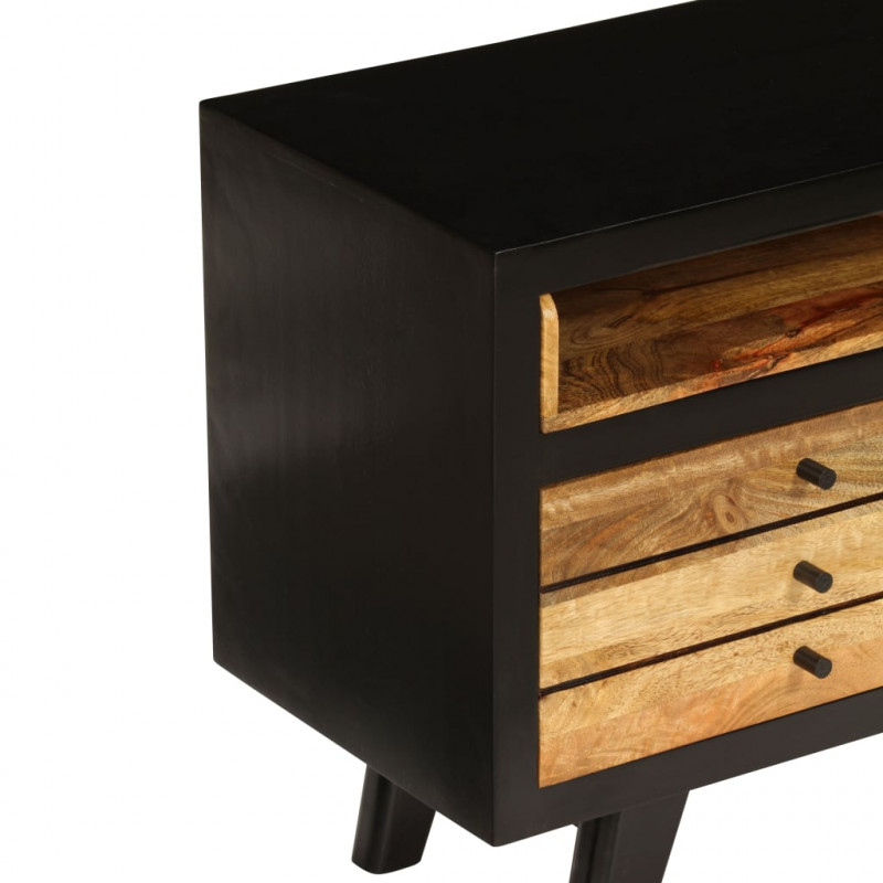 Szafka pod telewizor z litego drewna mango, 120 x 30 x 50 cm