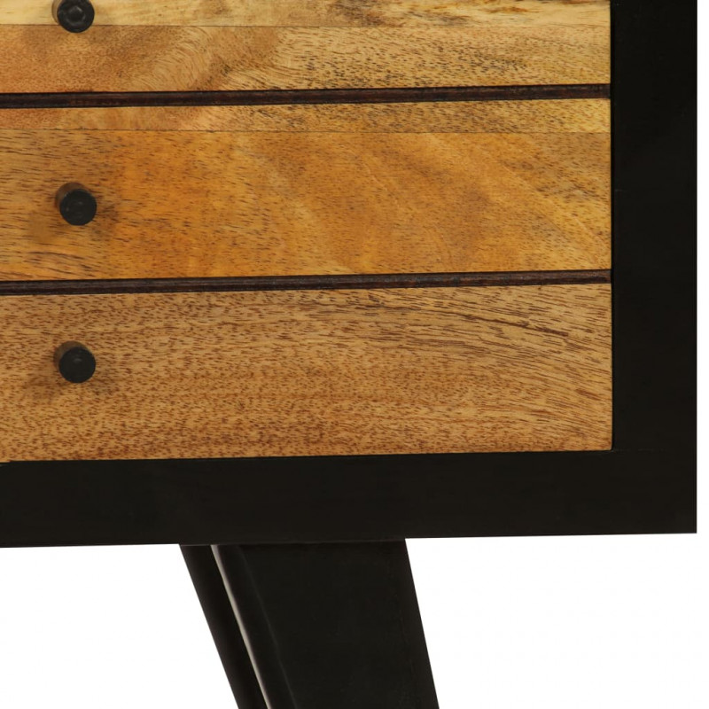 Szafka pod telewizor z litego drewna mango, 120 x 30 x 50 cm
