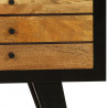 Szafka pod telewizor z litego drewna mango, 120 x 30 x 50 cm