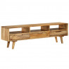 Szafka pod telewizor, lite drewno mango, 140 x 30 x 41 cm