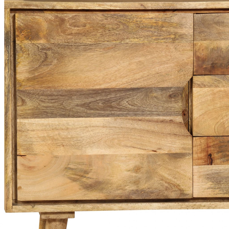 Szafka z litego drewna mango, 90 x 30 x 69 cm