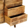 Szafka z litego drewna mango, 90 x 30 x 69 cm