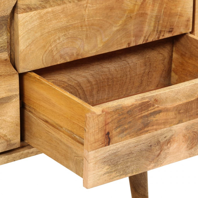 Szafka z litego drewna mango, 90 x 30 x 69 cm