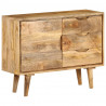 Szafka z litego drewna mango, 90 x 30 x 69 cm