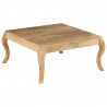 Stolik kawowy z litego drewna mango, 80x80x40 cm