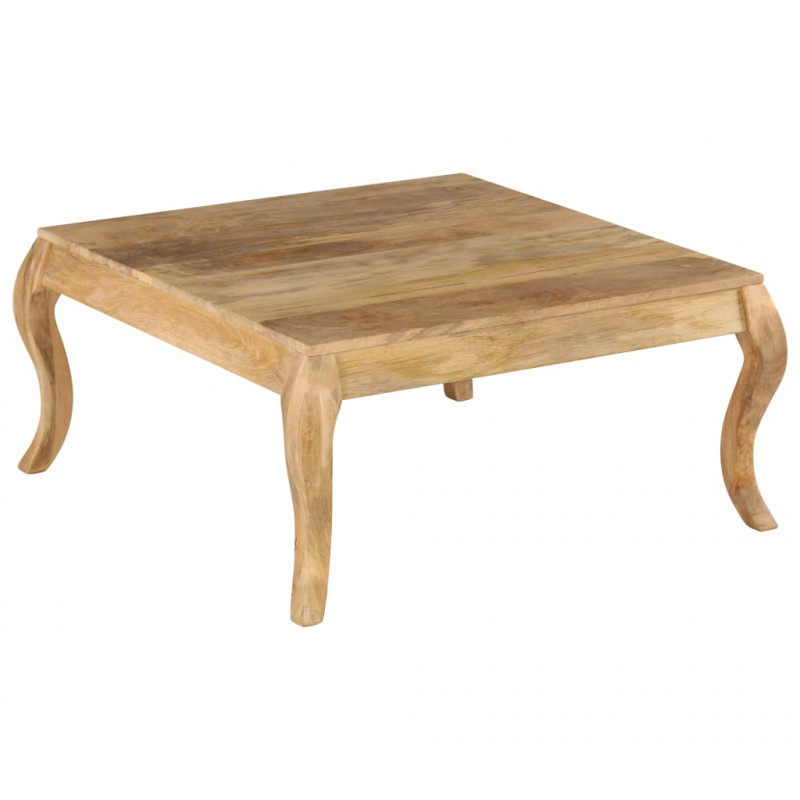 Stolik kawowy z litego drewna mango, 80x80x40 cm