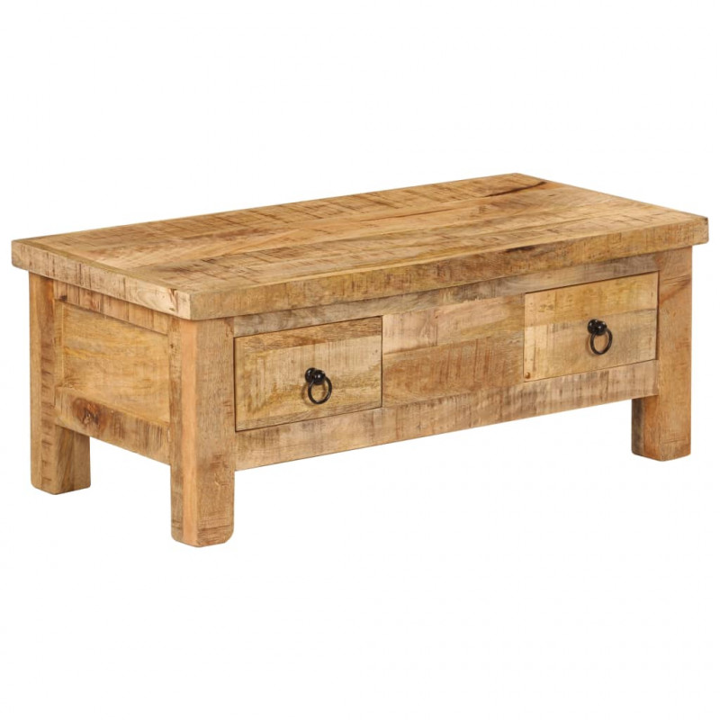 Stolik kawowy z litego drewna mango, 90x45x35 cm