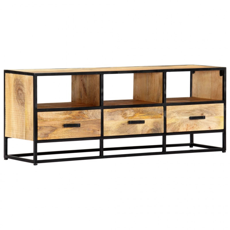 Szafka pod TV, 120 x 30 x 45 cm, z litego drewna mango