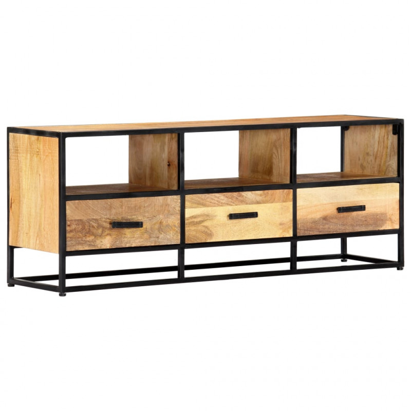 Szafka pod TV, 120 x 30 x 45 cm, z litego drewna mango