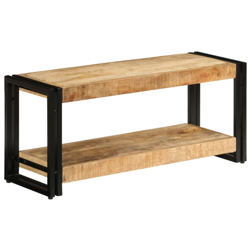 Szafka pod TV, 90x30x40 cm, lite drewno mango