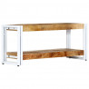 Szafka pod TV, 90x30x40 cm, lite drewno mango