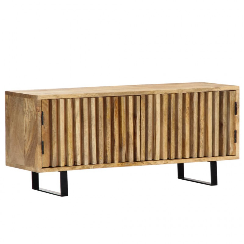 Szafka pod TV, 90x30x40 cm, lite drewno mango