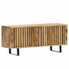 Szafka pod TV, 90x30x40 cm, lite drewno mango