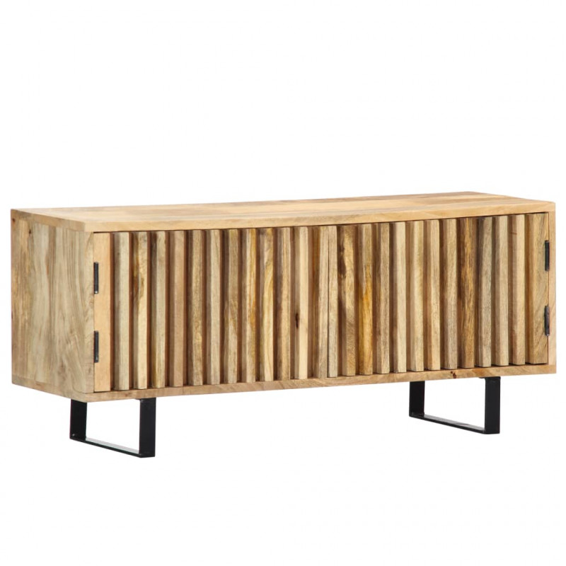 Szafka pod TV, 90x30x40 cm, lite drewno mango