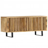 Szafka pod TV, 90x30x40 cm, lite drewno mango
